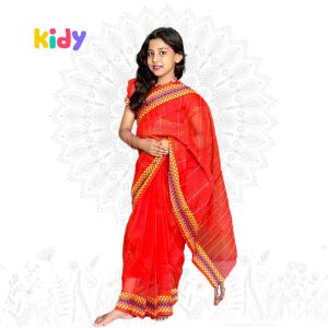 রেডি হাফ সিল্ক শাড়ি(code 19) (copy)