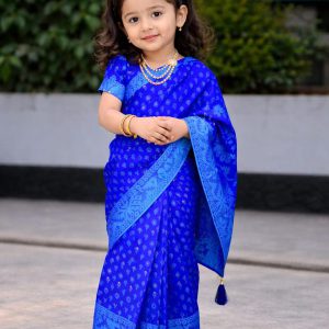 বেবি রেডি কাতান শাড়ি (code 21) (copy)
