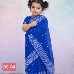 বেবি রেডি হাফ সিল্ক প্রিন্ট শাড়ি (code 85) (copy)