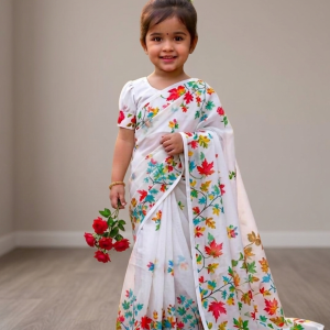 চান্দেরি সিল্ক রেডি শাড়ী (code 29)