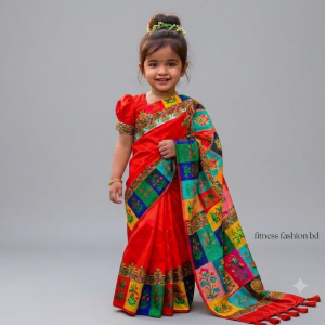 চান্দেরি সিল্ক রেডি শাড়ী (code 17)
