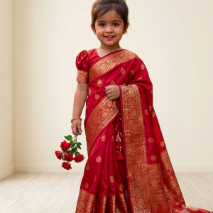 জাপানি সিল্ক প্রিন্ট শাড়ি (code 91)