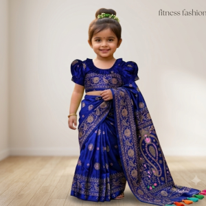 রাবার প্রিন্ট রেডি শাড়ি (code 221)